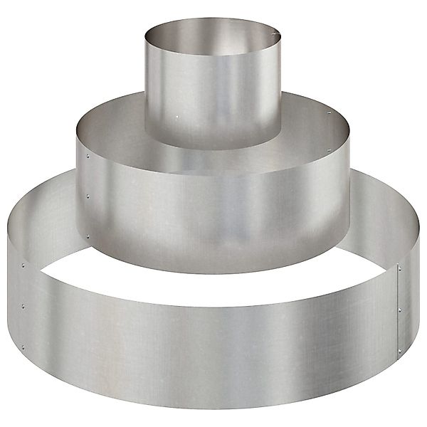 vidaXL Blumentopf Metallpflanzer Edelstahl Groß Langlebig günstig online kaufen