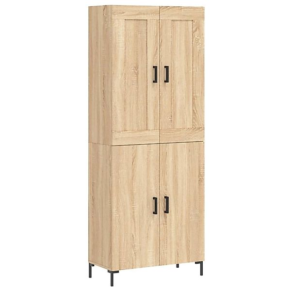 vidaXL Highboard Sonoma-Eiche 69,5x34x180 cm Holzwerkstoff 3199556 günstig online kaufen