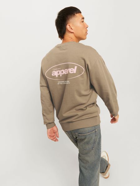 Jack & Jones Sweatshirt "JJEBRADLEY GRAPHIC SWEAT CREW NOOS" mit Front und günstig online kaufen