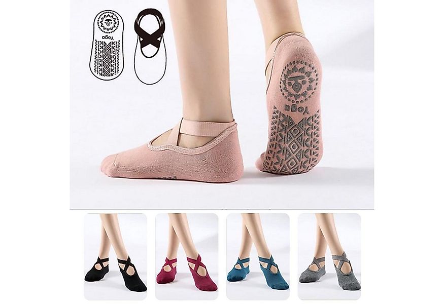 GOLDEN Sportsocken rutschfeste Socken Damen für Yoga Pilates Tanz Ballet mi günstig online kaufen