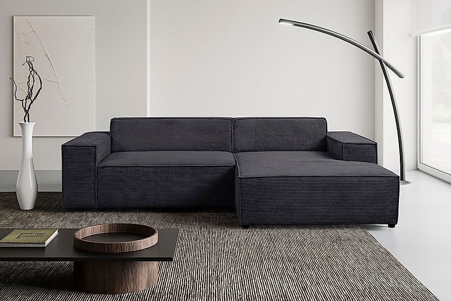 WERK2 Ecksofa "Trento, elegant & zeitlos, Breite 268cm, pflegeleichte Bezüg günstig online kaufen