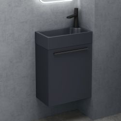 doporro Badmöbel-Set Badezimmerschrank Badmöbel-Set Waschbeckenunterschrank günstig online kaufen