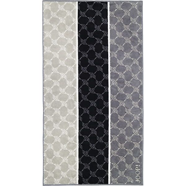 JOOP! Signature Cornflower Stripes 1657 - Farbe: Schwarz - 97 - Duschtuch 8 günstig online kaufen