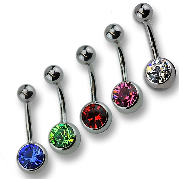 Zeeme Bauchnabelpiercing Set 5-teilig 316L CHS günstig online kaufen