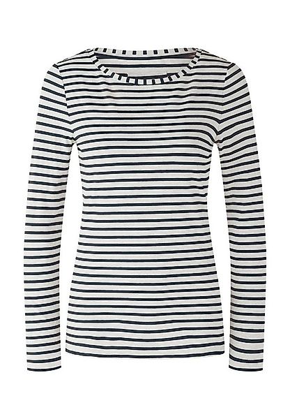 Oui Langarmshirt SUMIKO Langarmshirt elastische Cotton-Modalmischung günstig online kaufen