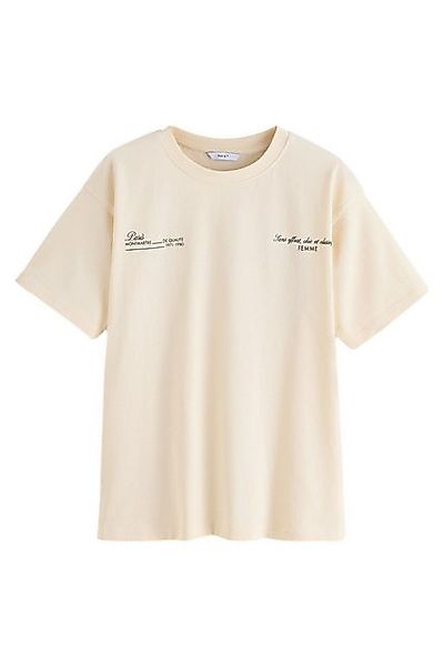 Next T-Shirt T-Shirt und großem Rückenprint günstig online kaufen