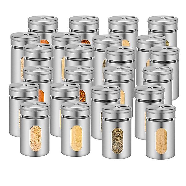 Clanmacy Gewürzständer 12/24er Gewürzglas Set, Glas günstig online kaufen