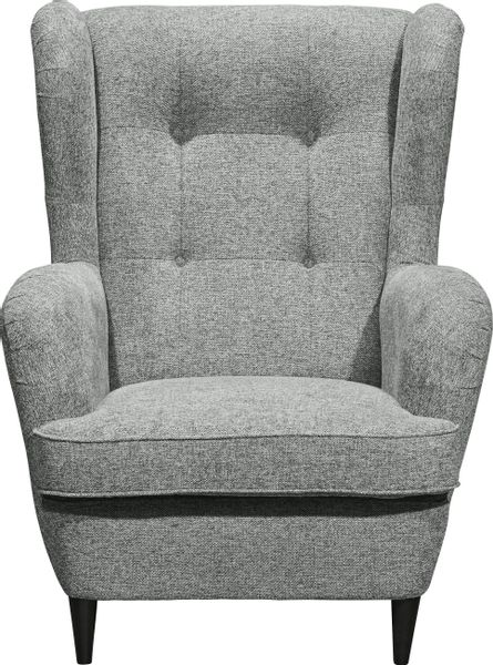 ED EXCITING DESIGN Ohrensessel "Oskar" mit Massivholzfüßen günstig online kaufen