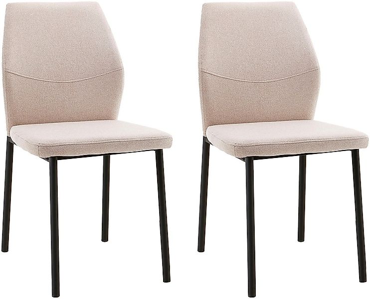Home affaire Esszimmerstuhl "Lumos", (Set), 2 St., Webstoff, Webstoff in vi günstig online kaufen