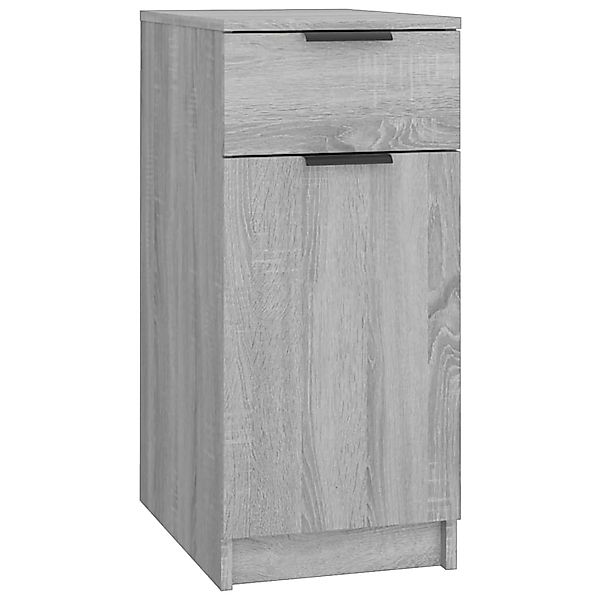 vidaXL Schreibtischschrank Grau Sonoma 33,5x50x75 cm Holzwerkstoff günstig online kaufen