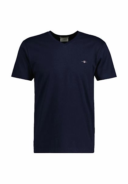 Gant T-Shirt "T-Shirt SLIM SHIELD V-NECK T-SHIRT 1er Pack" günstig online kaufen