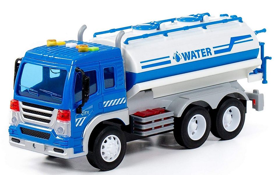 Polesie Spielzeug-LKW Tankwagen CITY Schwungrad Fahrzeug Licht Sound günstig online kaufen