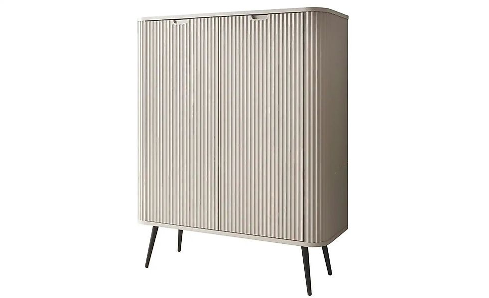 Highboard  Zova ¦ beige ¦ Maße (cm): B: 103 H: 129 Kommoden & Sideboards > günstig online kaufen