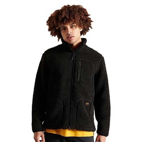 Superdry Sherpa Workwear Jacke M Bison Black günstig online kaufen