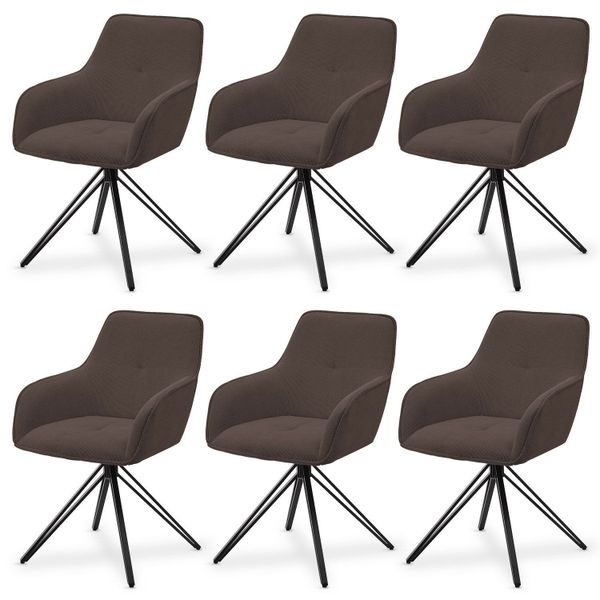 Juskys Esszimmerstuhl Clyde (6 St), 6er günstig online kaufen