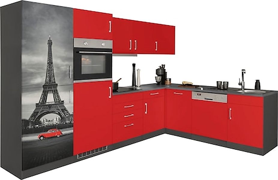 HELD MÖBEL Winkelküche »Paris«, Stellbreite 290/220 cm, wahlweise mit Induk günstig online kaufen