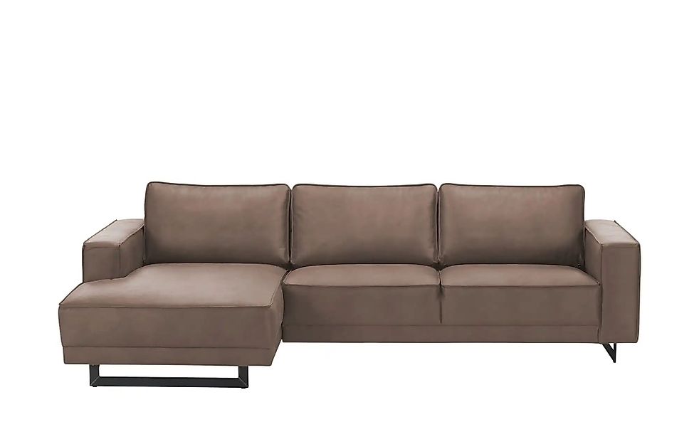 SOHO Ecksofa aus recyceltem Leder Sanja ¦ braun ¦ Maße (cm): B: 285 H: 85 T günstig online kaufen