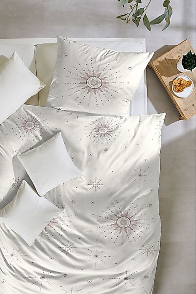 Primera Bettwäsche Mako-Satin Bettwäsche "Ancient Moon", günstig online kaufen