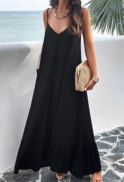 LOVGCCN Sommerkleid Sommerliches Temperament Elegantes einfarbiges Camisole günstig online kaufen