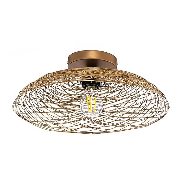 Lindby Deckenlampe Thorian 10020801 Design Modern in Gold Messing aus Metal günstig online kaufen