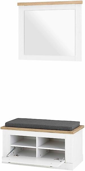 Home affaire Garderoben-Set "WESTMINSTER BESTSELLER" mit Sitzkissen, 4 Fäch günstig online kaufen