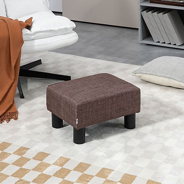 HOMCOM Fußhocker Wohnzimmerhocker, Ottoman, Sofahocker aus Leinen (Bank Sit günstig online kaufen