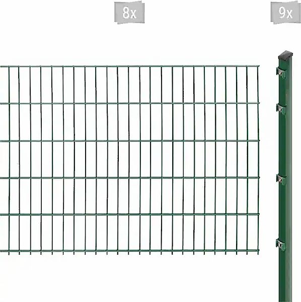 Arvotec Doppelstabmattenzaun »EXCLUSIVE 103 zum Einbetonieren« Zaunhöhe 103 günstig online kaufen
