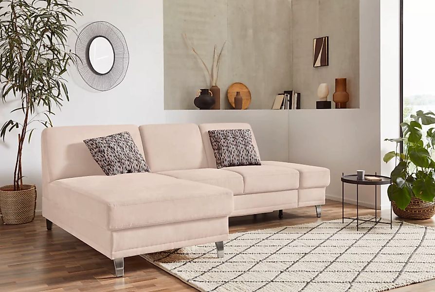 sit&more Ecksofa Clio L-Form, wahlweise mit Bettfunktion oder Vorziehsitz u günstig online kaufen