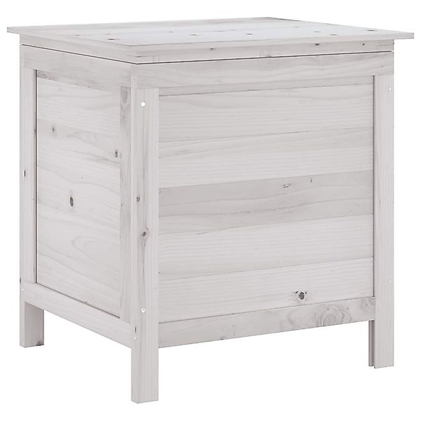 furnicato Gartenbox Gartentruhe Weiß 50x49x56,5 cm günstig online kaufen