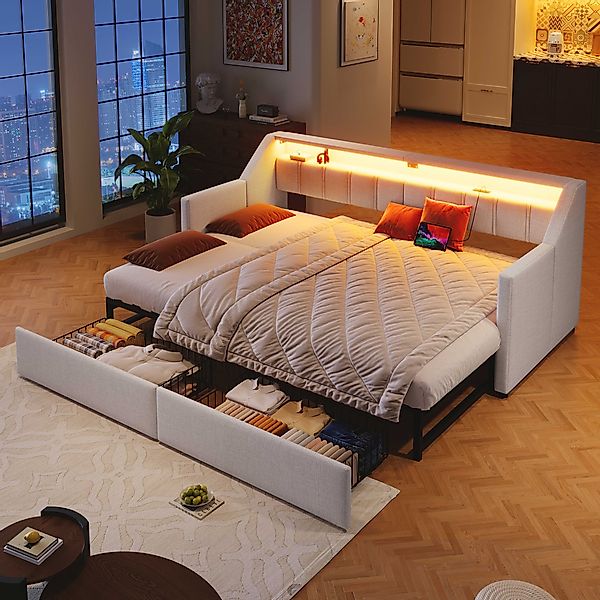 BlingBin Daybett Tagesbett Kinderbett Schlafsofa (1 günstig online kaufen