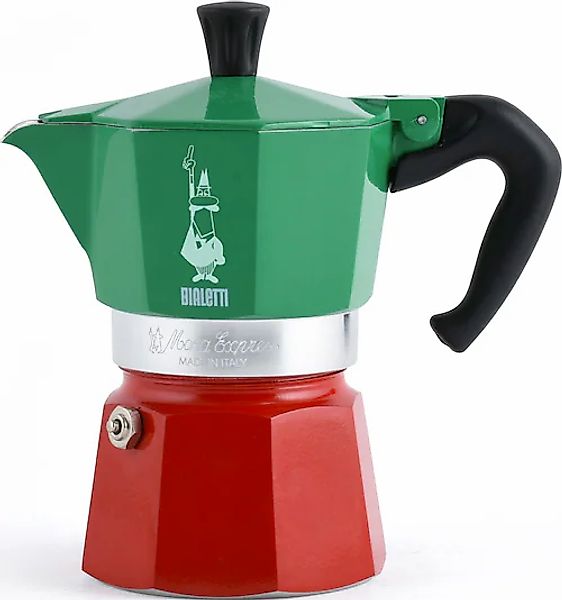 BIALETTI Espressokocher »Moka Express Tricolore Italia«, 0,27 l Kaffeekanne günstig online kaufen