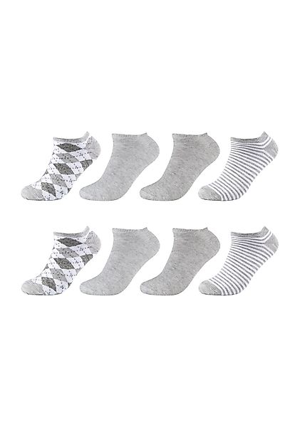 s.Oliver Kurzsocken "essentials", (4 Paar), mit verschiedenen Designs günstig online kaufen