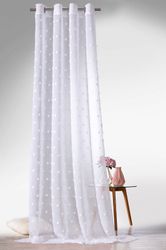 Weckbrodt Gardine "Julina" Ösen 1 Stk. tlg. Leinen-Optik, transparent, mit günstig online kaufen