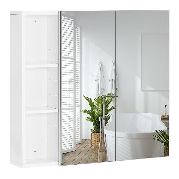 Yaheetech Spiegelschrank Badezimmerschrank Hängeschrank Wandschrank günstig online kaufen