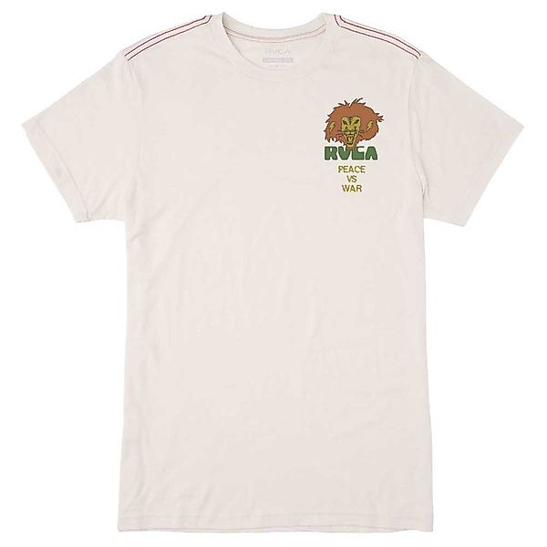 Rvca Peace Lion Kurzärmeliges T-shirt XL Antique White günstig online kaufen