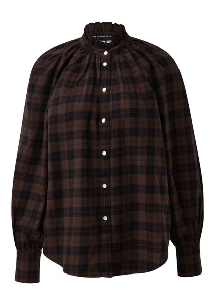 QS Langarmbluse Bluse Karobluse mit Raglanärmel günstig online kaufen
