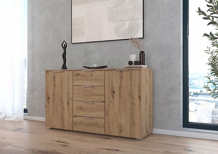 rauch Schubkastenkommode "Sideboard Schlafzimmer Kommode AGORDO mit Dekor- günstig online kaufen