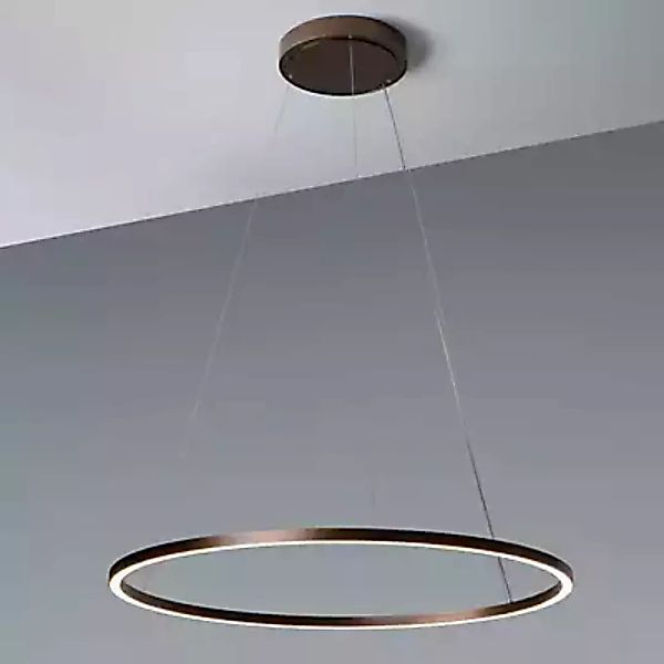 Mawa Berliner Ring Pendelleuchte LED Downlight, Ring bronze/Baldachin bronz günstig online kaufen