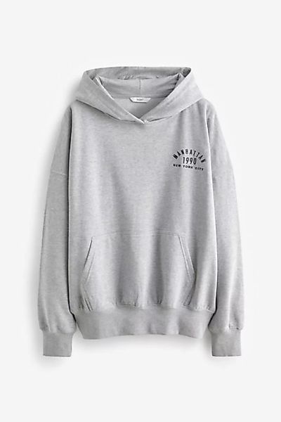 Next Longsweatshirt Langes Kapuzensweatshirt mit Stadtsilhouette (1-tlg) günstig online kaufen