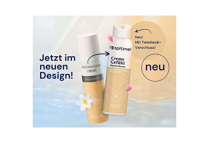Spitzner Sauna-Aufgussset Spitzner Duschschaum Set Creme Gefühl 6x 50 ml En günstig online kaufen