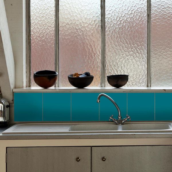 queence Fliesenaufkleber Orange, Stickerfliesen, selbstklebend, Sticker, günstig online kaufen