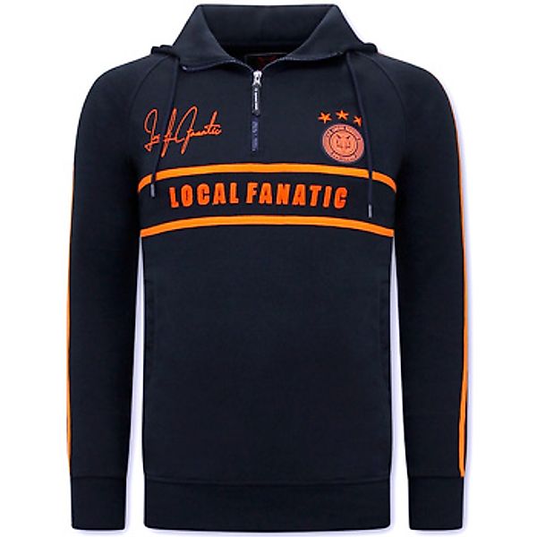 Local Fanatic  Sweatshirt Hoodie Mit Halbem Reißverschluss günstig online kaufen