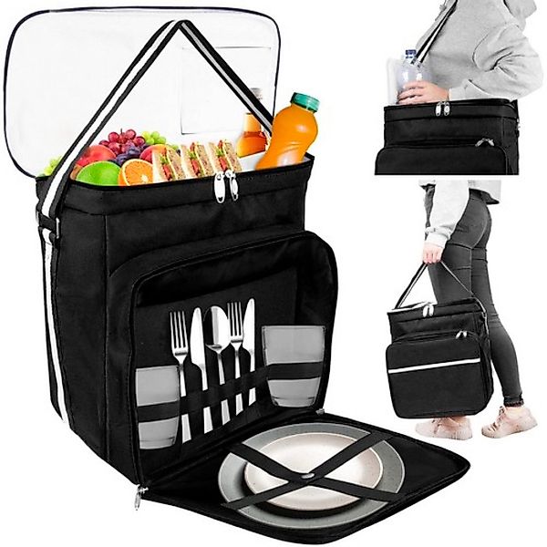 MALATEC Picknicktasche Thermo-Picknicktasche - Strandtasche Snacktasche günstig online kaufen