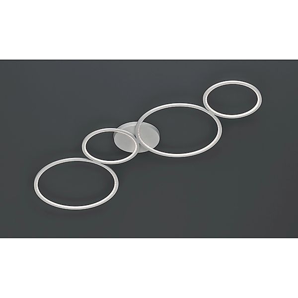Trio LED-Deckenlampe Rondo Weiß matt 1-flammig 37 W günstig online kaufen