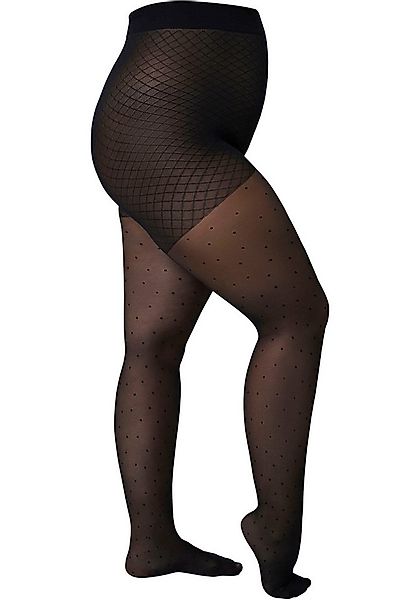 Camano Feinstrumpfhose fine curvy 40 DEN Curvy-Tights, Tupfen-Allover günstig online kaufen