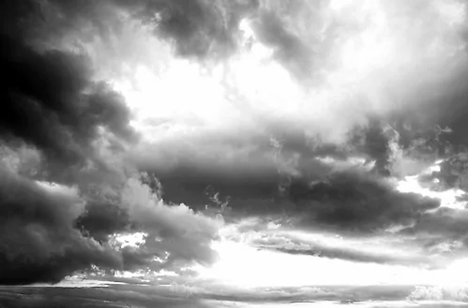 Papermoon Fototapete »Himmel Schwarz & Weiß« günstig online kaufen