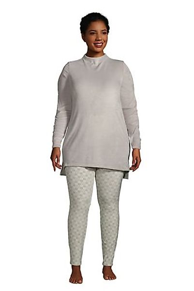 Pyjama-Set Cozy aus Stretch-Velours in großen Größen, Damen, Größe: 56-58 P günstig online kaufen