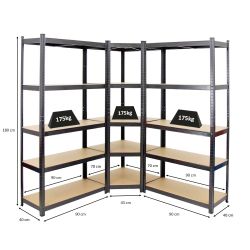 PROREGAL® Eckregal MegaDeal 1x Eckregal + günstig online kaufen