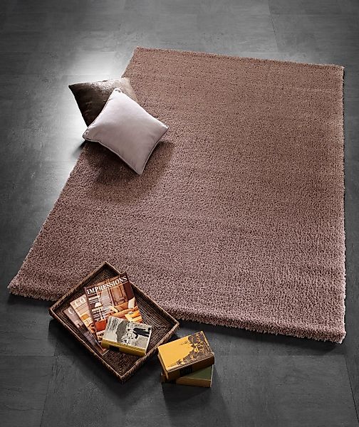 OCI DIE TEPPICHMARKE Hochflor-Teppich »Royal Uni«, rechteckig, 30 mm Höhe, günstig online kaufen