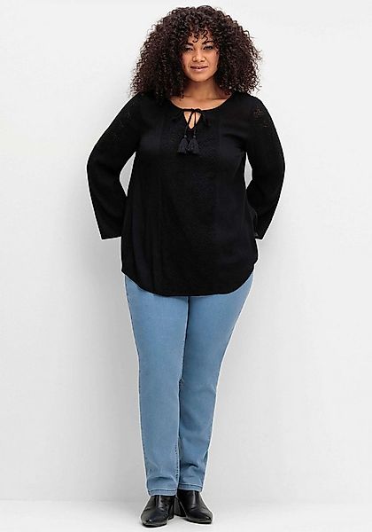 sheego by Joe Browns Klassische Bluse Tunika Langarm günstig online kaufen